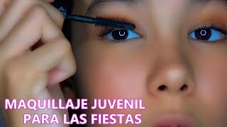 Mi MAQUILLAJE JUVENIL para las FIESTAS  Ana Emilia VIDA [upl. by Imac]