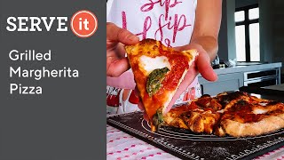 Grilled Margherita Pizza  At Home Recipe  Serve It [upl. by Frissell]