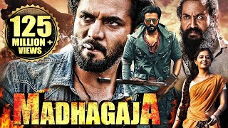 MADHAGAJA 2022 New Released Full Hindi Dubbed South Movie  Srii Murali Jagapathi Babu Ashika R [upl. by Neerehs948]