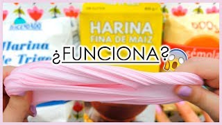 ¿Funcionará Slime casero con HARINA eslain  blandiblu [upl. by Oribel]