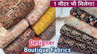 New Designer Bollywood Inspired Fabrics  Fabrics  Boutique Fabrics Wholesaler at Delhi 2023 [upl. by Clemmie]