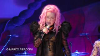 CYNDI LAUPER quotGoonies R Good Enoughquot live in Italy  Detour [upl. by Leinoto]