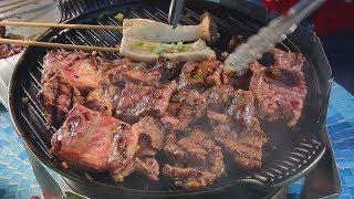 Korean Traditional Galbi BBQ Grilled Beef Short Ribs 갈비구이 [upl. by Margie]