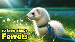 Ferrets as Pets  10 Facts about cute Ferrets [upl. by Ariane]