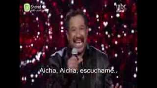 Cheb Khaled  Aicha  Subtitulada al español  Spanish Musica arabe  Directo Live Arab Idol [upl. by Vanda]