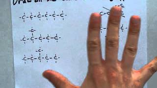 Draw the Isomers of hexane C6H14 [upl. by Yeliab]