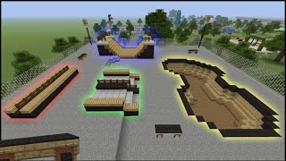 Minecraft Tutorial How To Make A Skate Park [upl. by Togram]