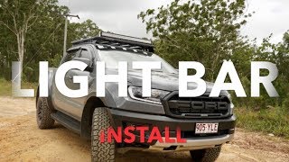 HOW TO  LIGHT BAR INSTALL  EASY [upl. by Liryc]