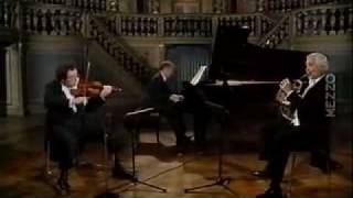 Brahms Horn Trio Op40  Barenboim Perlman Clevenger 24 [upl. by Smail]