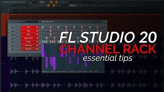 FL Studio 20 Basics  The Channel Rack Step Sequencer [upl. by Aenil]