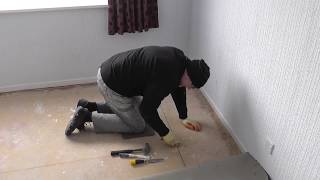 DIY How To Remove Chipboard Flooring [upl. by Lahcim277]