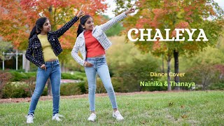 Chaleya Hindi  JAWAN  Dance Cover  Nainika amp Thanaya [upl. by Goldston]