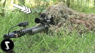 Using a Professional Ghillie Suit vs Airsoft Players IN GAME [upl. by Jenica155]