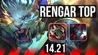 RENGAR vs ORNN TOP  717  KR Challenger  1421 [upl. by Eimareg]