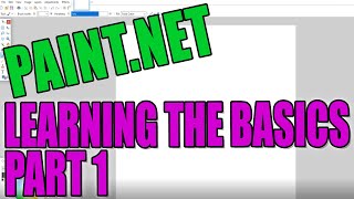 PaintNET Learning The Basics PC Tutorial  Text amp Layers [upl. by Aniroz]