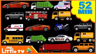 Street Vehicles  Car Wash Videos  Nursery Rhymes Plus Lots More  My Little TV [upl. by Zurek154]