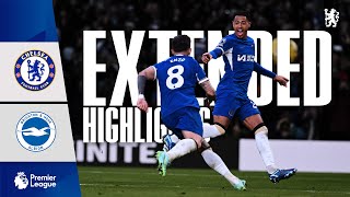 Chelsea 32 Brighton  Highlights  EXTENDED  Premier League 202324 [upl. by Pulcheria]