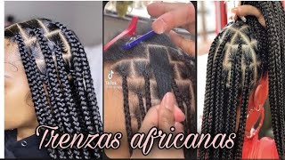 TRENZAS AFRICANAS PASÓ A PASO😻soribel mueses [upl. by Darren]