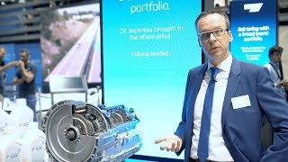 ZF 8 Speed PlugIn Hybrid Transmission – Automechanika 2018 [upl. by Ardell]