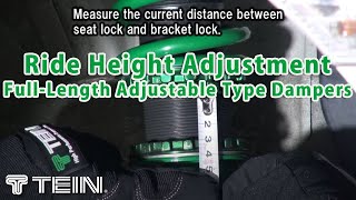 Ride Height Adjustment FullLength Adjustable Type Dampers [upl. by Yedorb725]