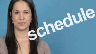 How to Pronounce Schedule  American English [upl. by Cohleen]