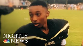 Parents Of High School Football Hazing Victim Speak Out  NBC Nightly News [upl. by Benoite]