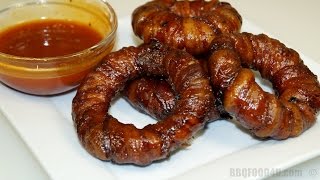 Bacon Cheeseburger Onion Ring Recipe  BBQFOOD4U [upl. by Stoat762]