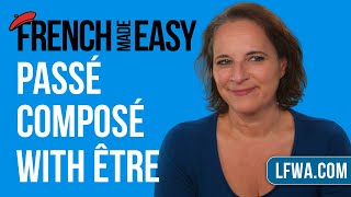 Learn French know the passé composé with Être under 5 minutes [upl. by Ellora563]