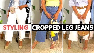 How To Style Cropped Leg Jeans For Curvy Girls [upl. by Ayoras835]