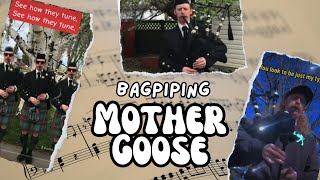 Mother Goose for Beginner Bagpipers FREE Bagpipe Sheet Music for Learning Easy Bagpipe tunes [upl. by Niarfe]