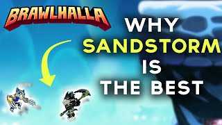 NERF SANDSTORM  Brawlhalla SANDSTORM MONTAGE Insane strings 0 TO DEATH edgeguards [upl. by Niamrej967]