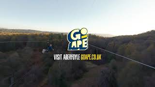 Go Ape Aberfoyle  One Take Film  Scotlands Longest Dual Zip Wires [upl. by Osyth]