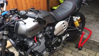 Yamaha XJR 1300 Akrapovic cold start [upl. by Birecree]