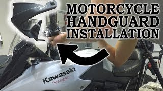 How to Install Motorcycle Hand Guards [upl. by Faustine]