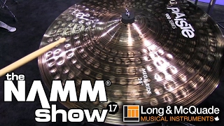 LampM  NAMM 2017 Paiste Cymbals [upl. by Ecinnahs]