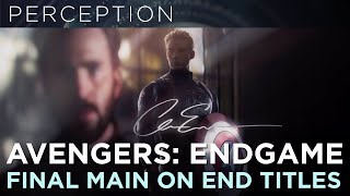 Marvel Studios Avengers Endgame Main On End Title Sequence [upl. by Euqor845]