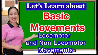 Locomotor and NonLocomotor MovementsDefinitions and Examples [upl. by Ariam]