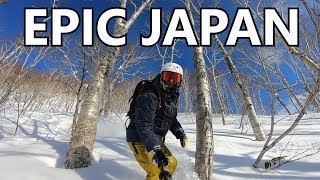 Epic Japan Powder Snowboarding in Niseko [upl. by Munson]