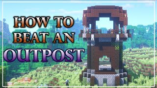 How to Beat a Pillager Outpost  Minecraft [upl. by Ilajna]