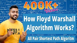 L58 Floyd Warshall Working with example  All Pair Shortest Path Algorithm [upl. by Harim17]