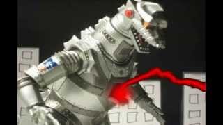 Godzilla vs Mechagodzilla Stop Motion Movie [upl. by Marbut]