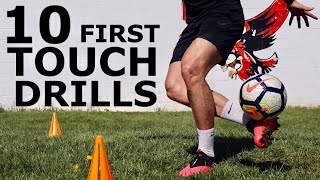 10 Essential First Touch Drills  Improve Your First Touch With These Individual Training Drills [upl. by Harte]