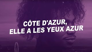 Gambi  CÔTE DAZUR Paroles [upl. by Ayerim]