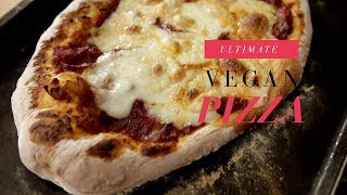 Ultimate Vegan Pizza From Scratch  The Buddhist Chef [upl. by Quillan785]