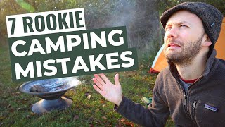 7 Mistakes While Tent Camping  For Beginners [upl. by Krigsman]