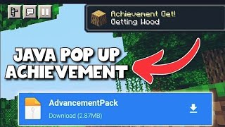 Minecraft PE Advancement Pack Addon  Version 119 [upl. by Allets]