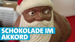 Schokoladenhersteller im Weihnachtsendspurt Wenn der Nikolaus den Osterhasen trifft [upl. by Tupler781]