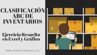 Método ABC de INVENTARIOS ► EJEMPLOS RESUELTOS en EXCEL y GRÁFICO [upl. by Misty905]