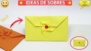 Como Hacer SOBRES DE PAPELSOBRES PARA REGALOS MANUALIDADES [upl. by Bohaty960]