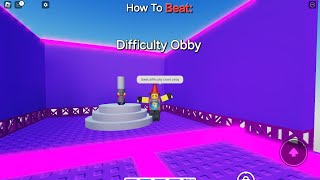 Difficulty Chart Obby Full Walkthrough  GuideFIND THE MARKERS [upl. by Kohn]